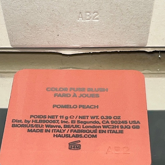 HAUS LABS By Lady Gaga Color Fuse Blush, Pomelo Peach, ORIGINAL FORMULA, *NIB* - Picture 4 of 6